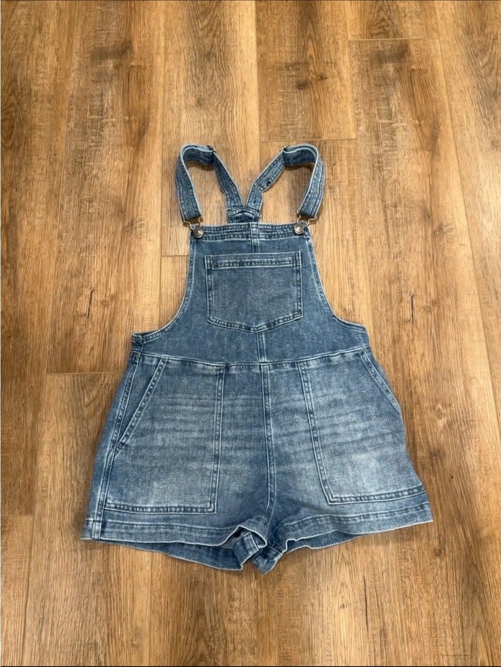 Aerie Werk & Play Denim Shortalls